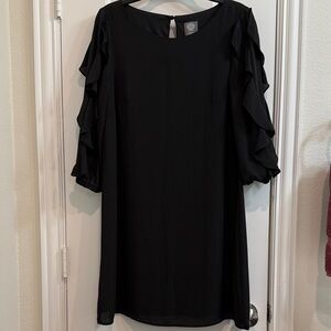 Vince Camuto Black mid-Length Sleeve Dress